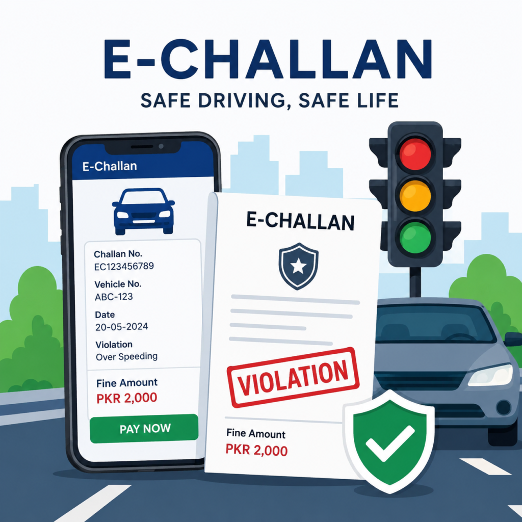 E-Challan Online Check 2026 E-Challan